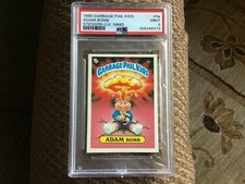 1985 Topps Garbage Pail Kids Series 1 #8a ADAM BOMB - UK Mini - Matte - PSA 9 picture