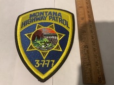 Montana Highway Patrol collectable Patch New and Full Size picture