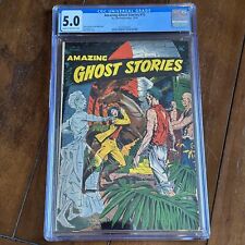 Amazing Ghost Stories #15 (1954) - Matt Baker Cover PCH Horror - CGC 5.0 picture