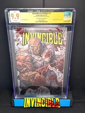 Invincible Foil Edition #1 CGC 9.9 JSA SS Tyler Kirkham Davis Rider Top Pop picture