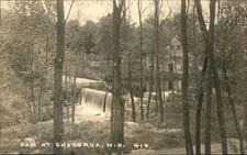 Chocorua NH Dam Eastern Illustrating Co c1900s-10s Real Photo Vintage Postcard picture