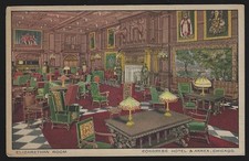 Chicago Hotels Congress Blackstone Kaiserhof  Lot of Three Vintage Postcards picture