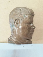 Unique Bonded Bronze John F Kennedy Sculpture By Donjo 1990 picture