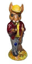 4.5” Mr Bunnykins Royal Doulton Autumn Days Porcelain Figurine Pipe Rabbit Engla picture