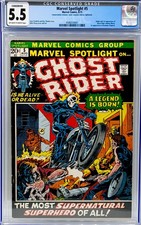 Marvel Spotlight 5 CGC 5.5 Conserved 1st Ghost Rider Johnny Blaze Deacidified picture