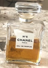Vintage Chanel No 5 Eau De Parfum Half Full 50 mi- 1.7 Fl. oz picture