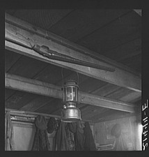 Photo:Oregon 1935-1942 FSA Farmhouse Interior Lantern Coats Hanging picture