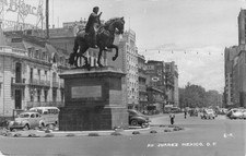 Postcard MEXICO: RPPC Estatua Ecuestre de Carlos IV, Mexico City, 1940's picture