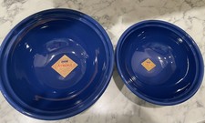Emile Henry Auberge France Williams Sonoma nesting mixing bowls set of 2 NEW picture