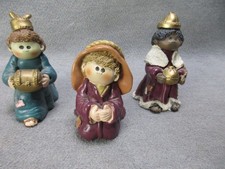 Vintage Suzi Skoglund Christmas Nativity Resin Figurine 1994 picture