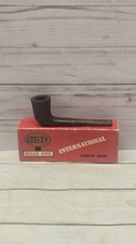 GBD Briar Pipe International Tobacco Pipe Box Bag Vtg Never Used picture