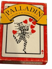 Vintage 1983 Palladin Parlor & Playing Cards USA Single Deck Bridge Poker Rummy picture