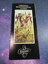Vintage 1970's Virginia Bicentennial Guide Pamphlet Brochure picture