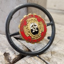 Vintage Automobile Club Salerno ACI Steering Wheel Badge Enamel Italy Auto picture