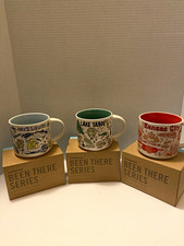 Starbucks RARE Been There Series Missouri, Lake Tahoe & Kansas City Mugs w/ Box picture