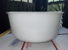 Vintage Glasbake White Mixing Bowl for Sunbeam Mixer picture