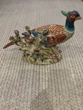 Vintage Andrea By Sadek Pheasant Figurine 14” picture