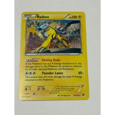 Pokemon TCG Raikou Holo Rare 55/162 XY Breakthrough Cosmos Holo LP picture