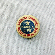 WWI American Committee for Near East Relief Pin Pinback picture