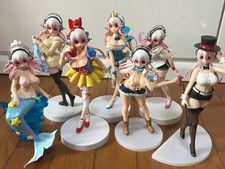 Super Sonico Figure Lot Collectible Anime Toys Fully Functional Japan picture