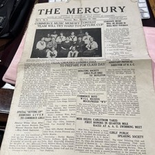 1922 Commerce High School Newspapers-Worcester MA The Mercury Complete picture