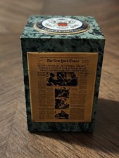 Egypt Israel Peace Treaty Marble Paperweight –New York Times Front Page– U.S.  picture