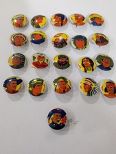 Vtg Frontier Days Indian Chiefs Heroes Pinback Buttons Lot 21 Custer Geronimo picture