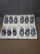 Mimi Jobe's Fairyland Porcelain Ornaments 2000 Lot Set of 4 Boxes of 3 Each picture