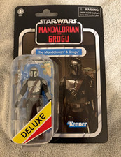 Kenner Star Wars Vintage Collection The Mandalorian & Grogu Deluxe Figure VC395 picture