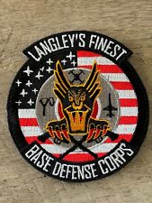Langley's Finest Base Defense Corps F-22/ AT-38 Morale Patch, USAF Patch picture