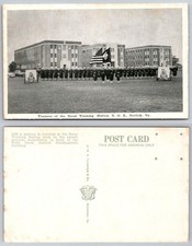 Naval Training Station Norfolk VA Trainees Postcard picture