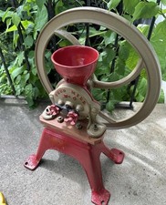 Vintage Coffee Mill Grain Grinder Antique Cast Iron Enterprise Mfg #750 21 Inch picture