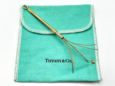 UNCOMMON VINTAGE TIFFANY & CO. SOLID 14K GOLD MARTINI SWIZZLE STICK PENDANT picture