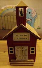 Vintage 1987 Red School House Music Box World to sing teacher picture
