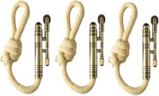 Vintage Trench Lighter Windproof Metal Rope Wick Outdoor Camping Pack of 3 picture