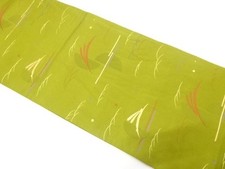 7868585: JAPANESE KIMONO / FUKURO OBI / WOVEN RABBIT & GRASS picture