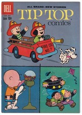 TIP TOP COMICS 222 (1960 Dell) PEANUTS; Charlie  Brown, Snoopy;  Nice  VF 8.0 picture