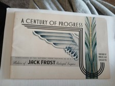 1933-34 Chicago World Fair  Jack Frost Sugar Booklet Art DECO Style picture