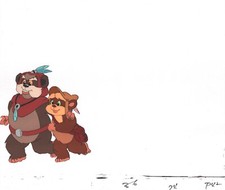 Star Wars: Ewoks Original Production Animation Cel n Drawing Lucasfilm D-P42 picture