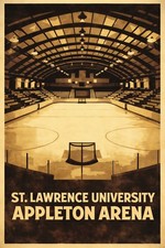 St. Lawrence University Appleton Arena Poster - 12x18” 🎨 Rare Reprint picture