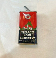 27 - Vintage 4 Oz. Lead-Top Texaco Home Lubricant Oil - Great Condition picture