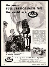 1955 C.A.V. Diesel Engine Lab Tests Service Depots Acton London England Print Ad picture