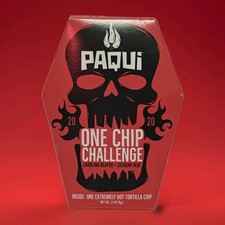 Paquii 2020 One Chip Challenge Sealed Carolina Reaper - Sichuan Heat SEALED EXP picture