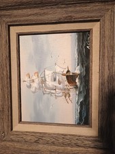Original Oil Painting By Amos Carr 9