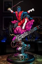 Custom 1/4 MadX Marvel X-Men Nightcrawler Figure Statue Wolverine Magneto Storm picture