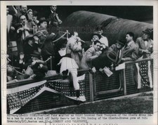 1950 Press Photo Giants 3rd Baseman Hank Thomson - nea24330 picture