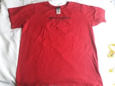 Harley-Davidson T-Shirt Red Embroidered Chuck’s Harley-Davidson Bloomington , IL picture