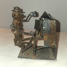 Vintage 1970 John Duffy Signed “TM DF 70” Scrap Metal Sculpture picture