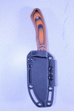 Montana Knife Co. MKC Mule Deer - Orang & Black G10 - Stonewash picture