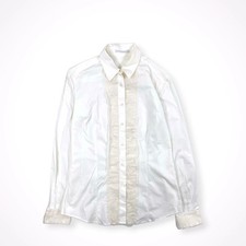 ERMANNO SCERVINO / コットンシルク フリル切替シャツ 参考定価：160,000程度 SIZE:44 picture